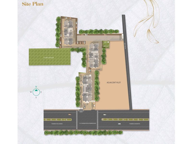 Uttarayan Shreejoni floor plan layout